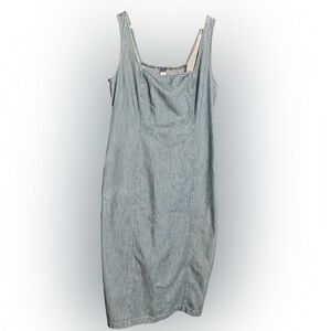 Old Navy Light Blue Strapless Dress